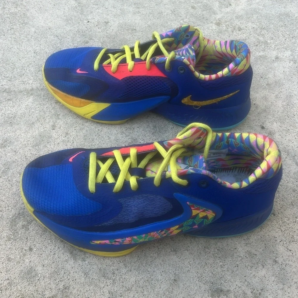 Nike Zoom Freak 4 Kaleidoscope Men's Sneakers Size 7